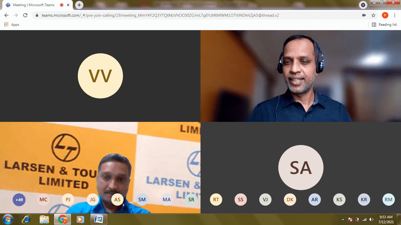 L&T EDP - INAUGURAL SESSION – MYSORE CHAPTER at SCMS Noida